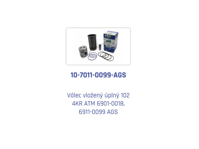 Cylinder liner kit UR I
