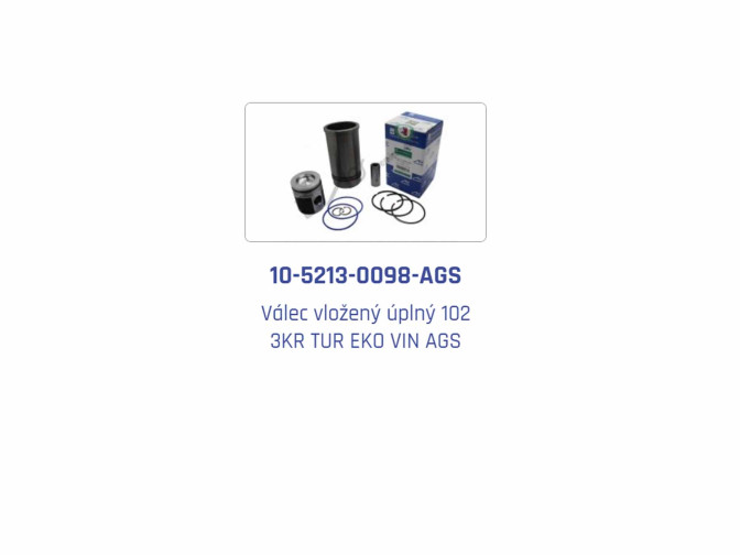 Cylinder liner kit UR I