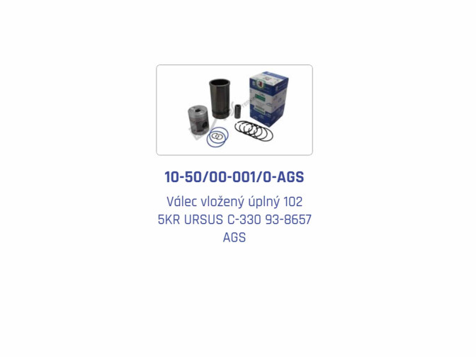 Cylinder liner kit UR I