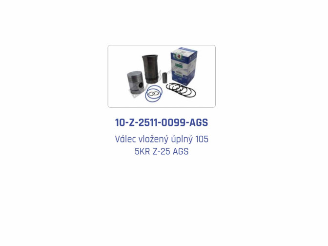 Cylinder liner kit UR I